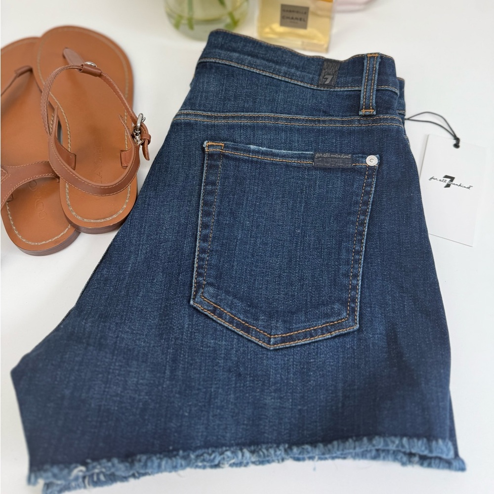 7 For All Mankind High-Waist Shorts